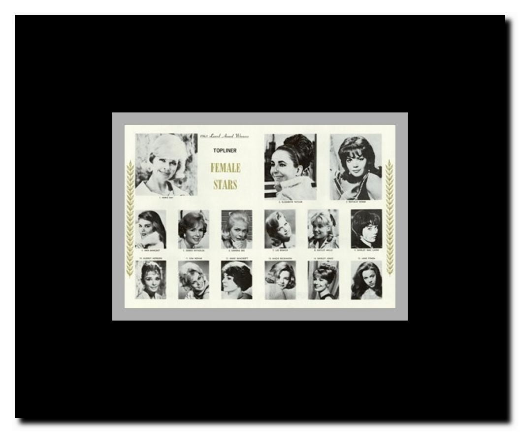 International Laurel Awards Framed Movie Poster