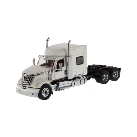 International LoneStar Sleeper SFFA Tandem Cab Truck Tractor, White - Diecast Masters 71024 - 1/50 scale Diecast Model Toy Car