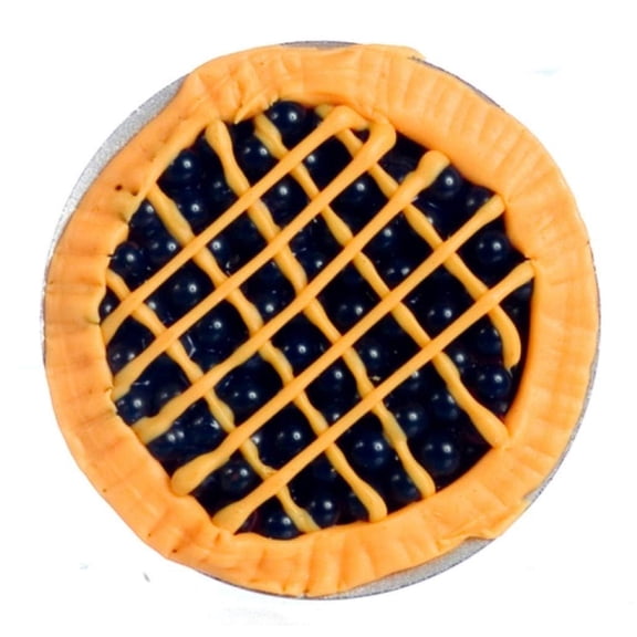 International Miniatures Dollhouse Miniature Home Made Blueberry Pie