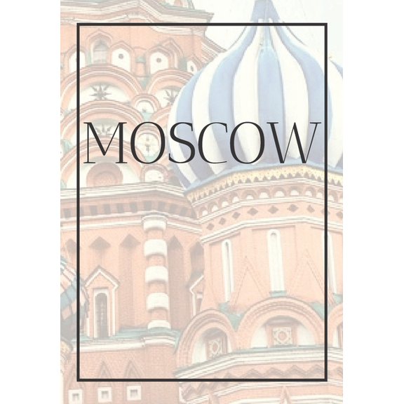 International: Moscow: A decorative book for coffee tables, bookshelves, bedrooms and interior design styling: Stack International city books to add decor to any room. Faded Skyline effect cover: Idea