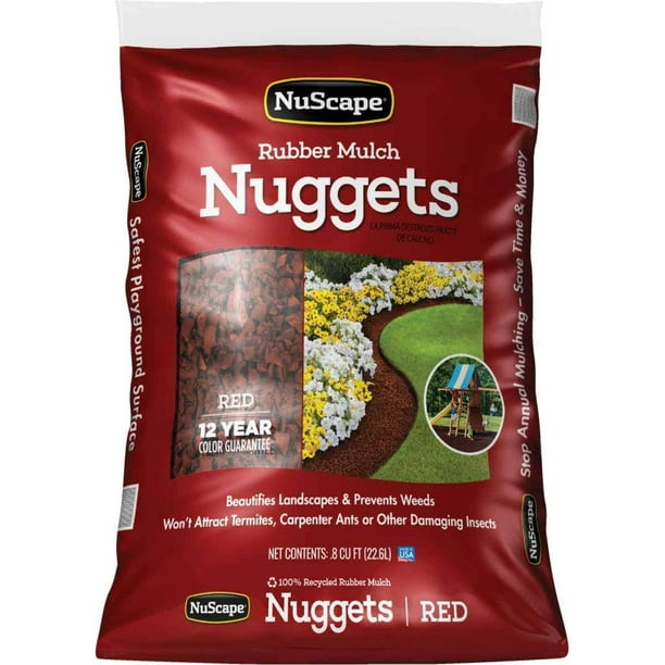 International Mulch NuScape 0.8cu ft Red Playground Rubber Mulch