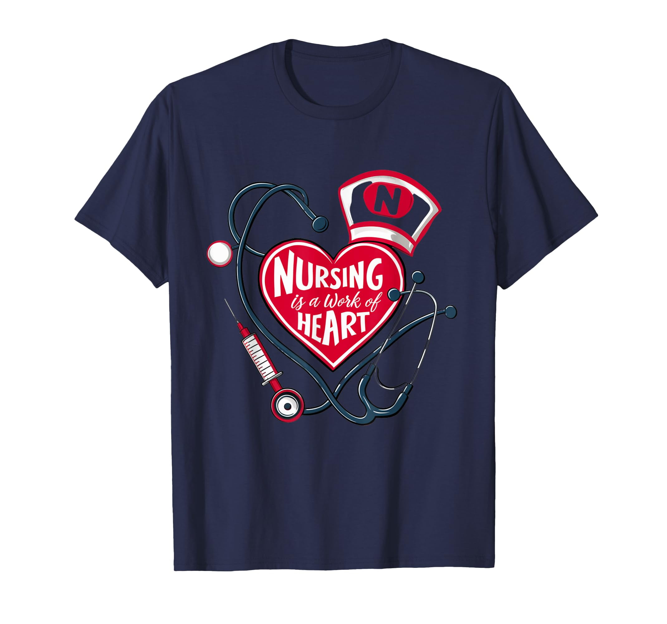International Nurses Day 2024, Nursing Is a Work Of Heart TShirt