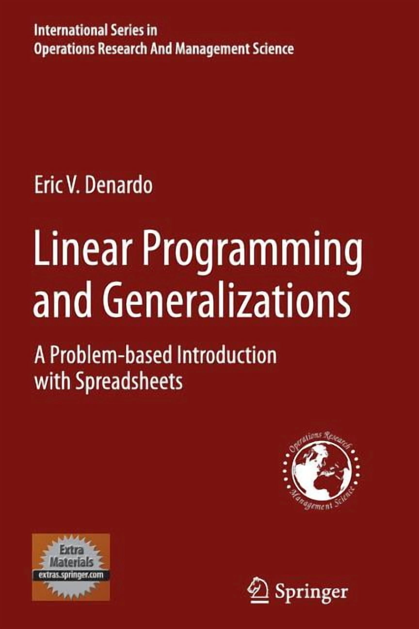 International Operations Research & Mana Linear Programming and ...