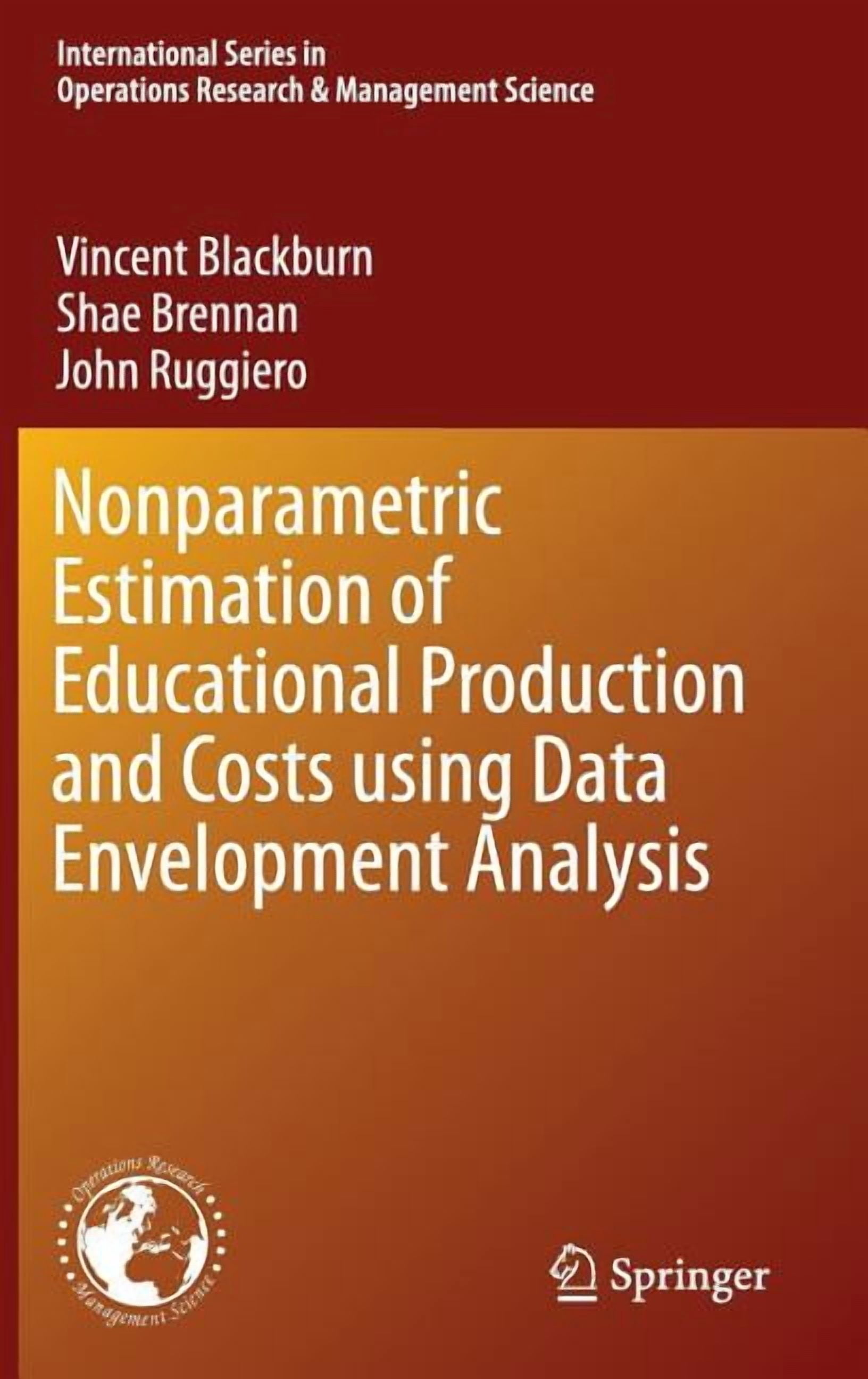Rw Extimation Chartbook International Operations Research & Mana Nonparametric Estimation of ...