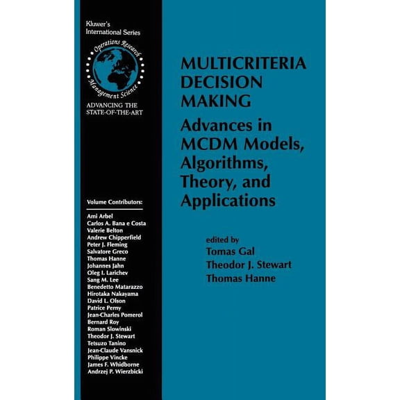 International Operations Research & Multicriteria Decision Making: Advances in MCDM Models, Algorithms, Theory, and Applications, Book 21, (Hardcover)
