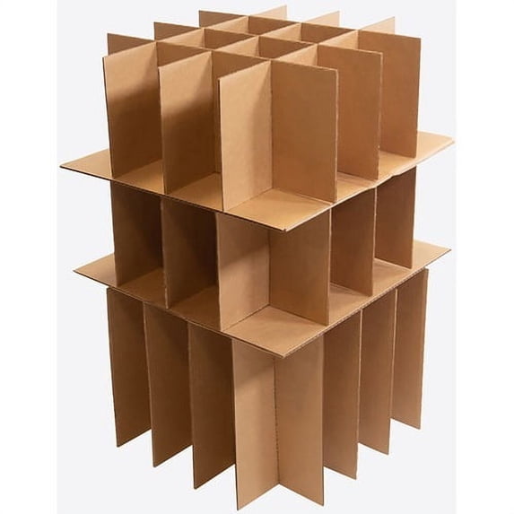 International Paper Packaging Wholes. Dish Pack Box Partition Set Brown