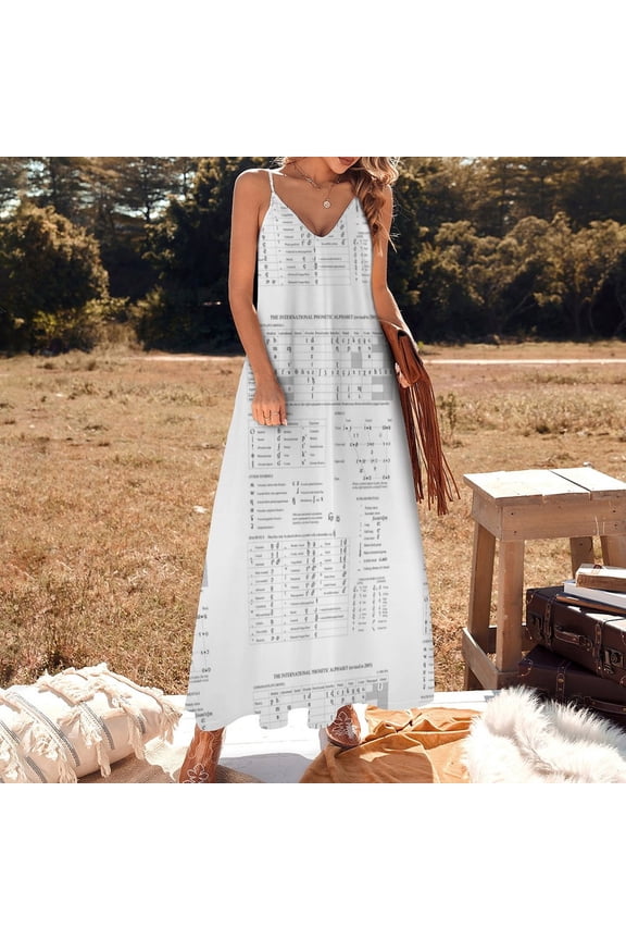 International Phonetic Alphabet Sleeveless Dress Dance dresses dresses for women luxury designer party sexy dress for women