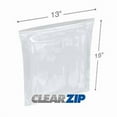 thumbnail image 1 of International Plastics CZ41315 13 x 15 in. ClearZip Lock Bags, 0.004 Gauge - Case of 500, 1 of 1