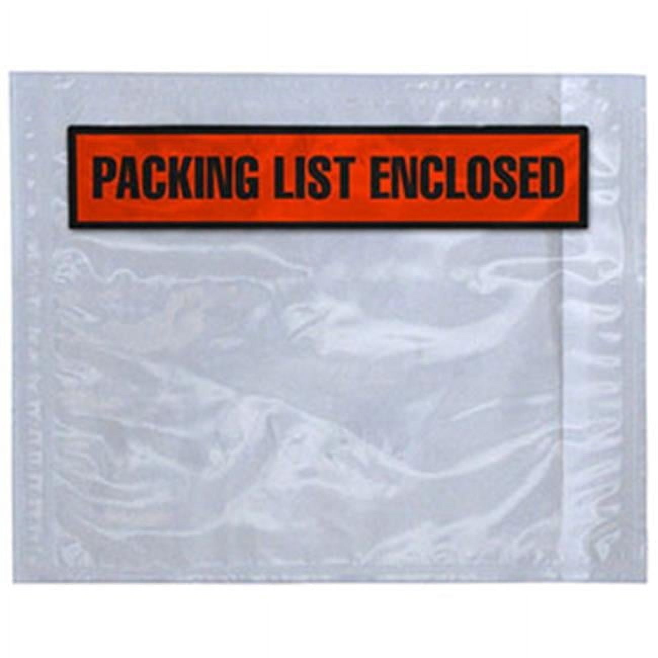 Packing List Panel International Plastics PL-HP-405 4.5 x 5.5 in. Panel Packing List ...