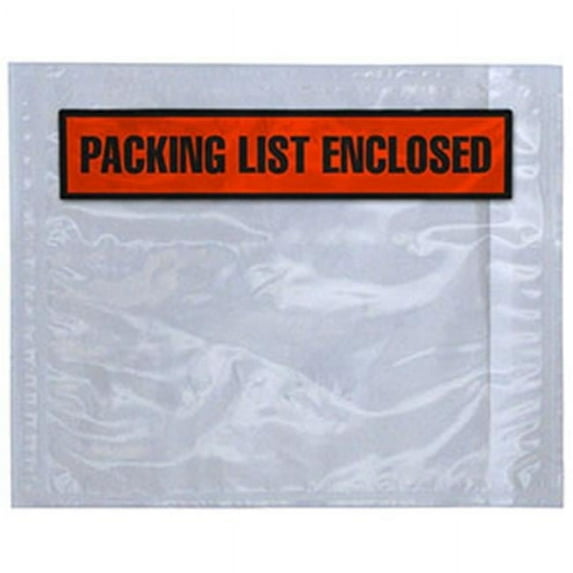 International Plastics PL-HP-405 4.5 x 5.5 in. Panel Packing List - Case of 1000