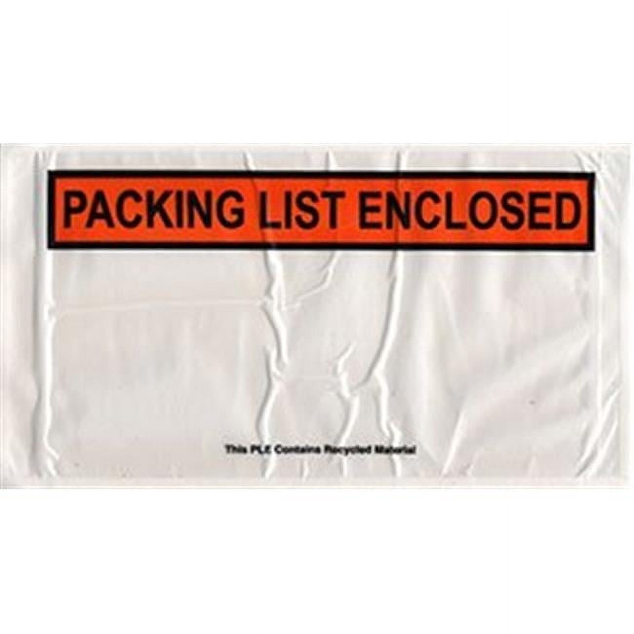Packing List Panel International Plastics PL-HP-510 5.5 x 10 in. Panel Packing List - Case ...