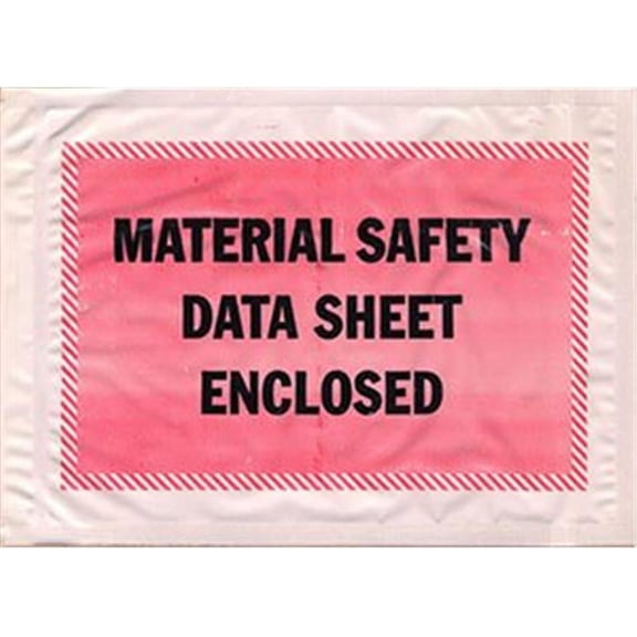 International Plastics PL-MS-406 4.5 x 6 in. Full Face Panel Material Packing List - Case of 1000