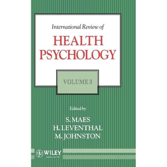 International Review of Health Psycholog International Review of Health Psychology, Book 3, (Hardcover)