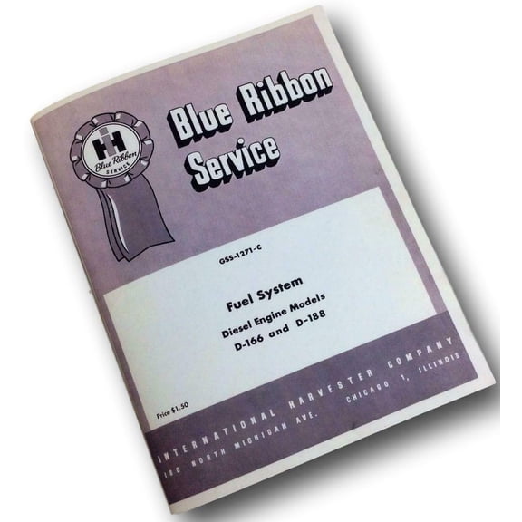 International Roosa Master Db 8Aj 2Al Diesel Fuel Injection Pump Service Manual