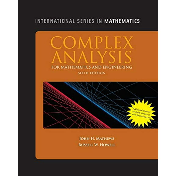 Pre-Owned Complex Analysis for Mathematics and Engineering (International Series in Mathematics)