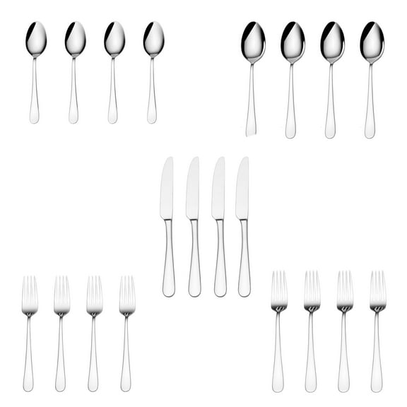 International Silver Lisbon 20-piece Stainless Steel Flatware Set