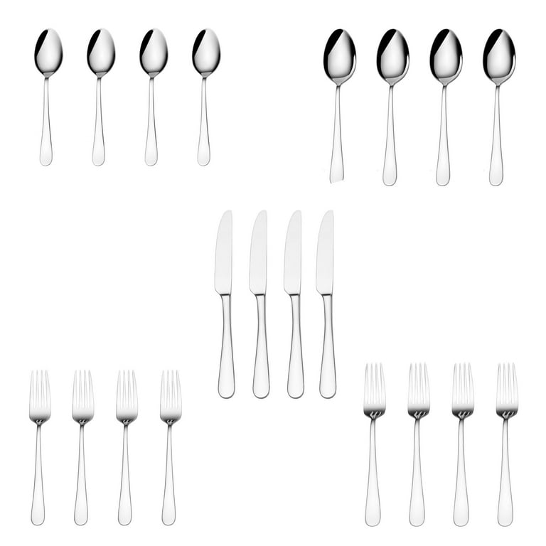 International Silver Lisbon 20-piece Stainless Steel Flatware Set