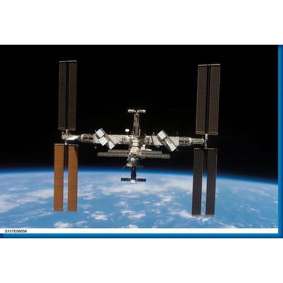 International Space Station Aviation Poster 24x36 Multi-Color Square Adults Best Posters