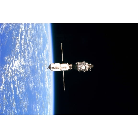 International Space Station In 1999. Photo Taken From The Space Shuttle Discovery On June 3 History