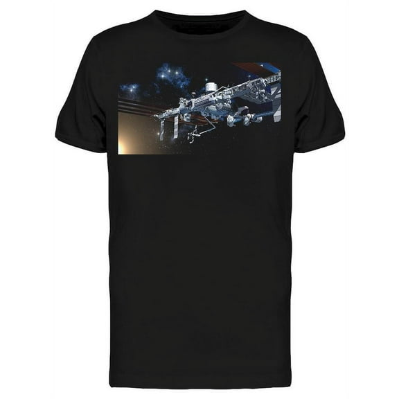 International Space Station. T-Shirt Men -Image by Shutterstock, Male 3X-Large