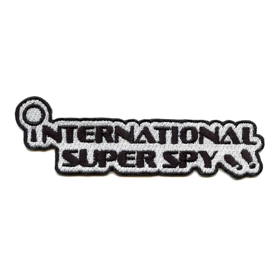 International Super Spy Patch Cartoon Song Embroidered Iron On
