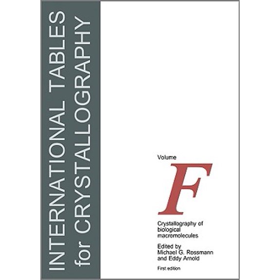 Pre-Owned International Tables for Crystallography, Crystallography of Biological Macromolecules