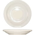 thumbnail image 1 of International Tableware Narrow Rim Stoneware Round Saucer American White, 5.5" Diameter | 36/Case, 1 of 1
