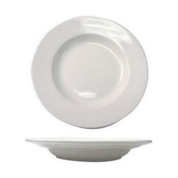 International Tableware Porcelain Round Pasta Bowl European White, 20 oz. | 12/Case