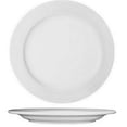thumbnail image 1 of International Tableware Porcelain Round Wide Rim Plate European White, 9" Diameter | 24/Case, 1 of 1