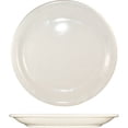 thumbnail image 1 of International Tableware Valencia Narrow Rim Round Plate American White, 5.5" Diameter x 1/2" Height, Stoneware | 36/Case, 1 of 1