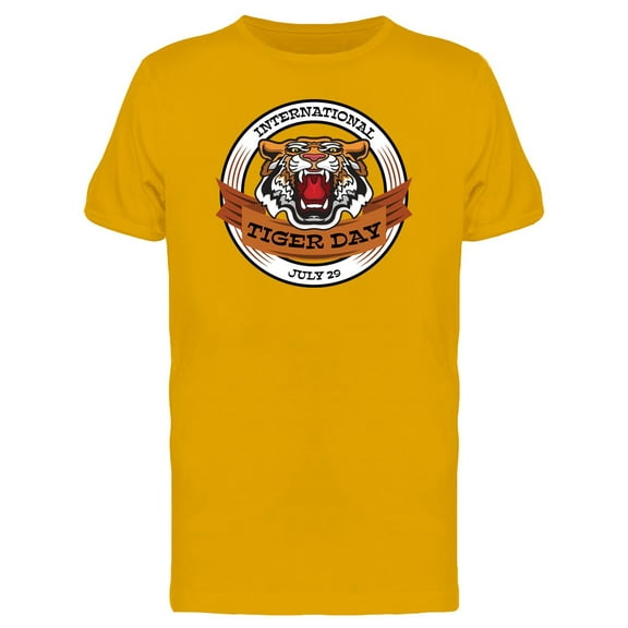 International Tiger Day July 29 T-Shirt Men -Image by Shutterstock, Male x-Large