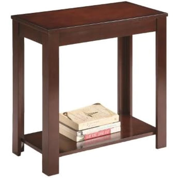 International Traditional Side/End Table, 24-Inch, Dark Cherry,Red$$Furniture