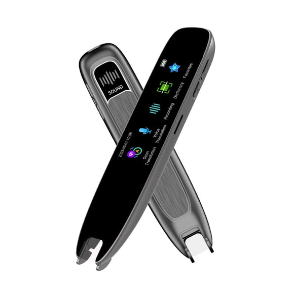 International Translation Pen Multiple Language Translator 153.5x32.5x14.9Mm/6x1.3x0.6 Inches, Offline Intelligent Learning Device with 112 Languages Voice Scanning