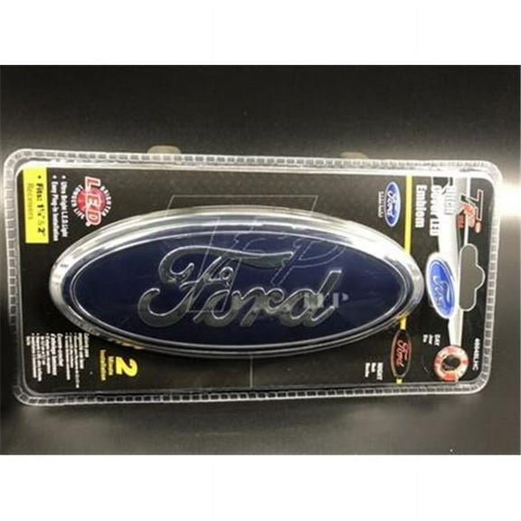 International Trim TFP 44116LTGEC 7 in. Chrome OEM Look Lighted Tailgate Logo Emblem for 2009-2014 Ford F-150