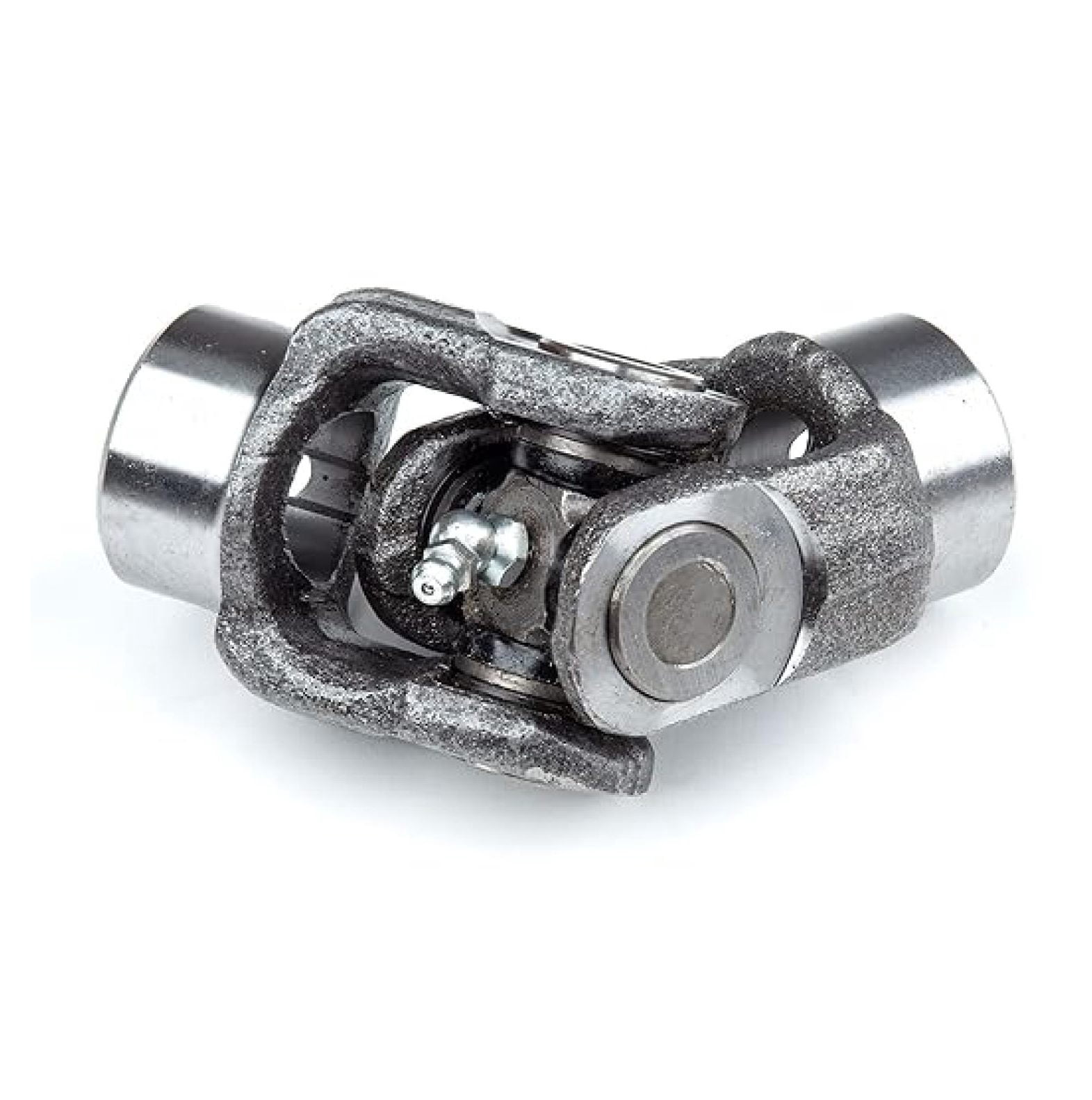 International Universal Joint - U Joint Assembly - 7/8in ID, 3/16in Keyway, 1000 RPM, 5in Length. High Torque, Heavy Duty Shaft Coupling with Relubricable Bearings. 2.5 lb - 133015