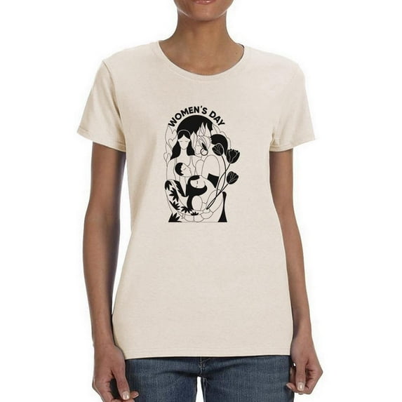 International Women Day T-Shirt Women -Image by Shutterstock, Female 3X-Large