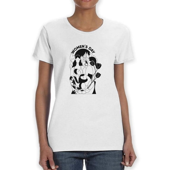 International Women Day T-Shirt Women -Image by Shutterstock, Female 5X-Large