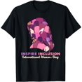 thumbnail image 1 of International Women's Day 2024 Inspire Inclusion Women T-Shirt, 1 of 2