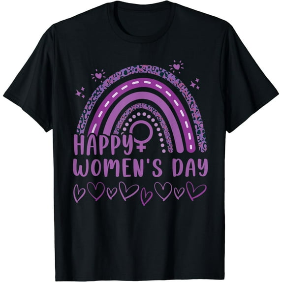 International Women's Day 2024 Women's Shirts Rainbow T-Shirt