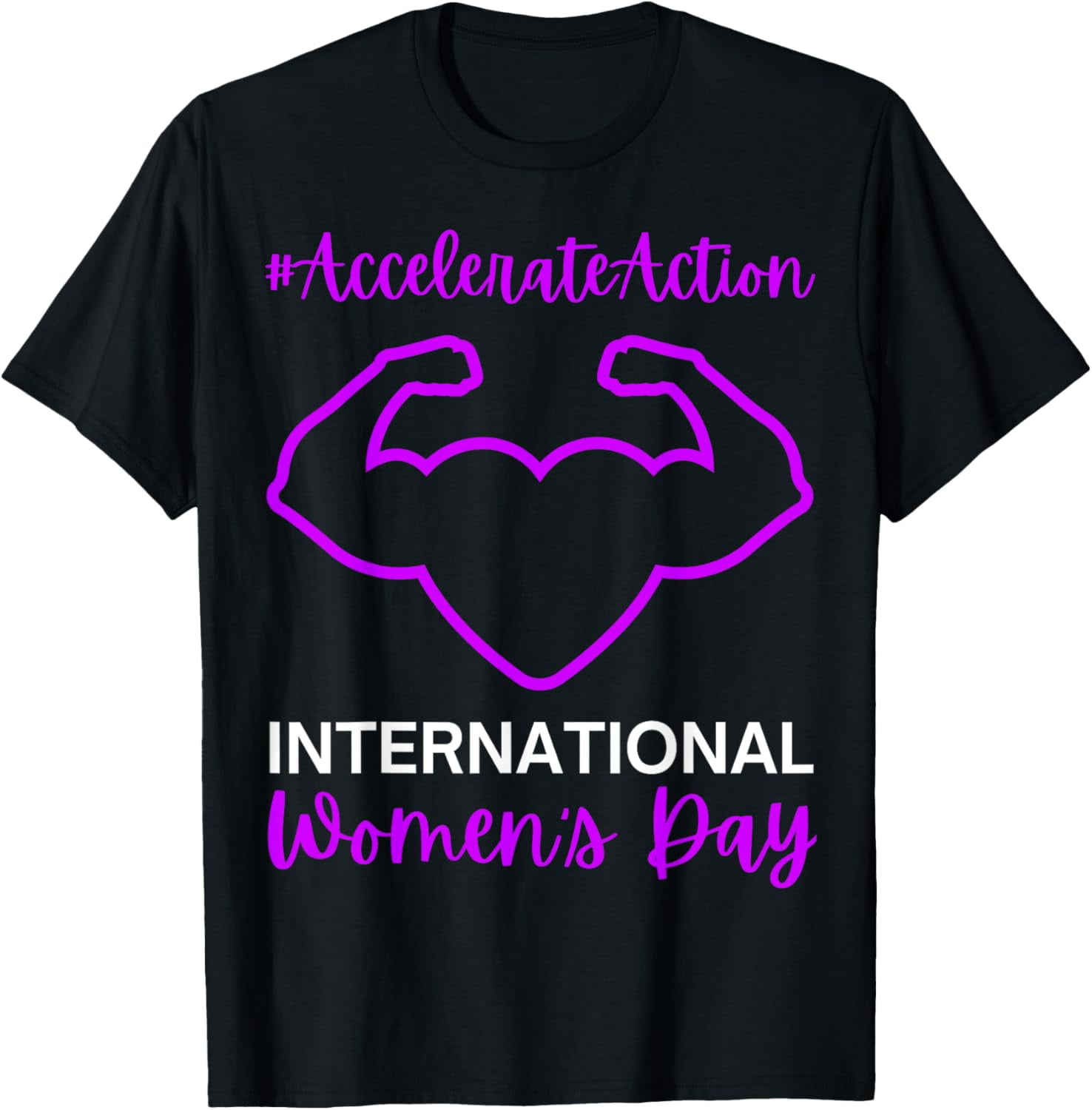 International Women's Day 2025 Accelerate Action 8 March TShirt