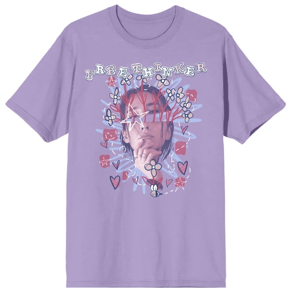 International Women's Day (March 8) Free Thinker Women's Purple Short Sleeve Tee-Small