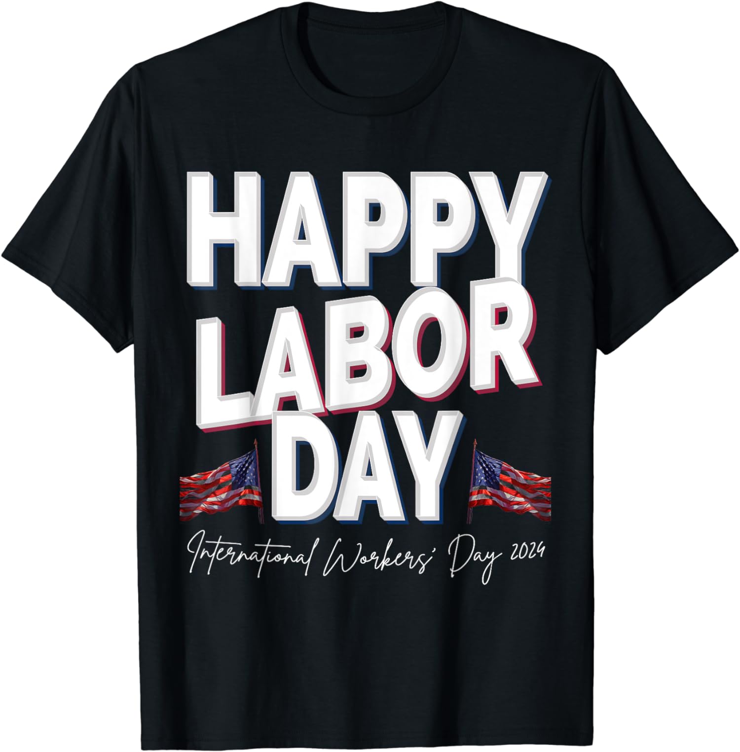 International Workers' Day 2024, With Happy labor day design T-Shirt ...