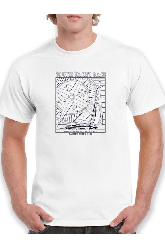 International Yacht Race T-Shirt Men -Image by Shutterstock, Male Medium