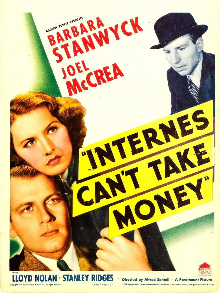 Internes CanT Take Money Canvas Art - (11 x 17)