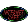 thumbnail image 1 of Internet Cafe Animated LED Sign, 15 x 27 x 1 in., 1 of 1