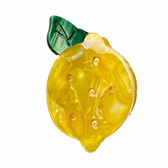 Internet Celebrity Taking Photo Side Bangs Hair Claw with Mini Fruit Shape Hair Catch for Woman Teens Braids Side Bangs