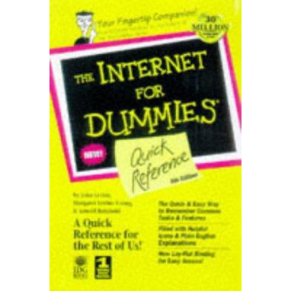 Pre-Owned The Internet for Dummies Quick Reference (Paperback) 0764503553 9780764503559