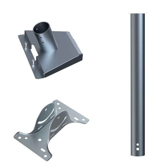 Internet Long Wall Mounting Bracket Heavy Duty Wall Mount Elbow Pipe Adapter Accessories for Satellite