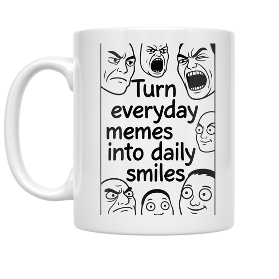 Internet Meme Fun - Meme Enthusiast - 11 oz Ceramic Coffee Mug
