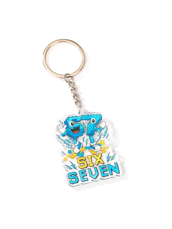 Hilarious Internet Memes Themed Keychain Charm for Adding Fun to Key and Purses Feature Acrylic Materials.